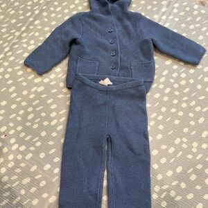 Baby Gap Blue Knit Baby Outfit NWOT 12-18m